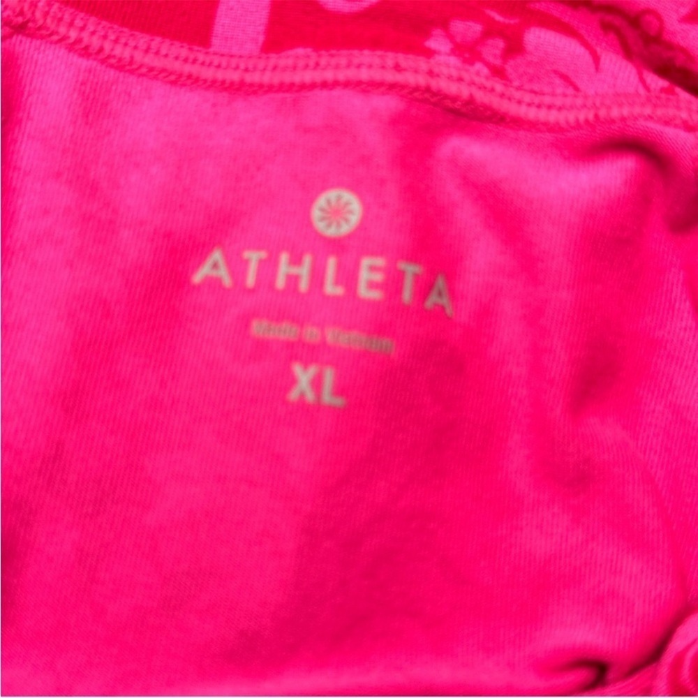 Athleta Pink 1/4 Zip Athletic Long Sleeve Top XL - Picture 6 of 6